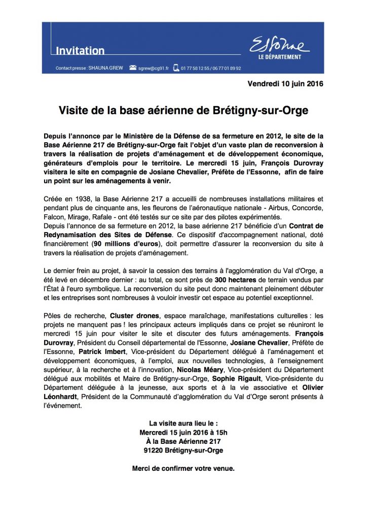 Base aérienne 217 de Portes de l'Essonne Environnement Base aérienne 217 de Portes de l'Essonne Environnement
